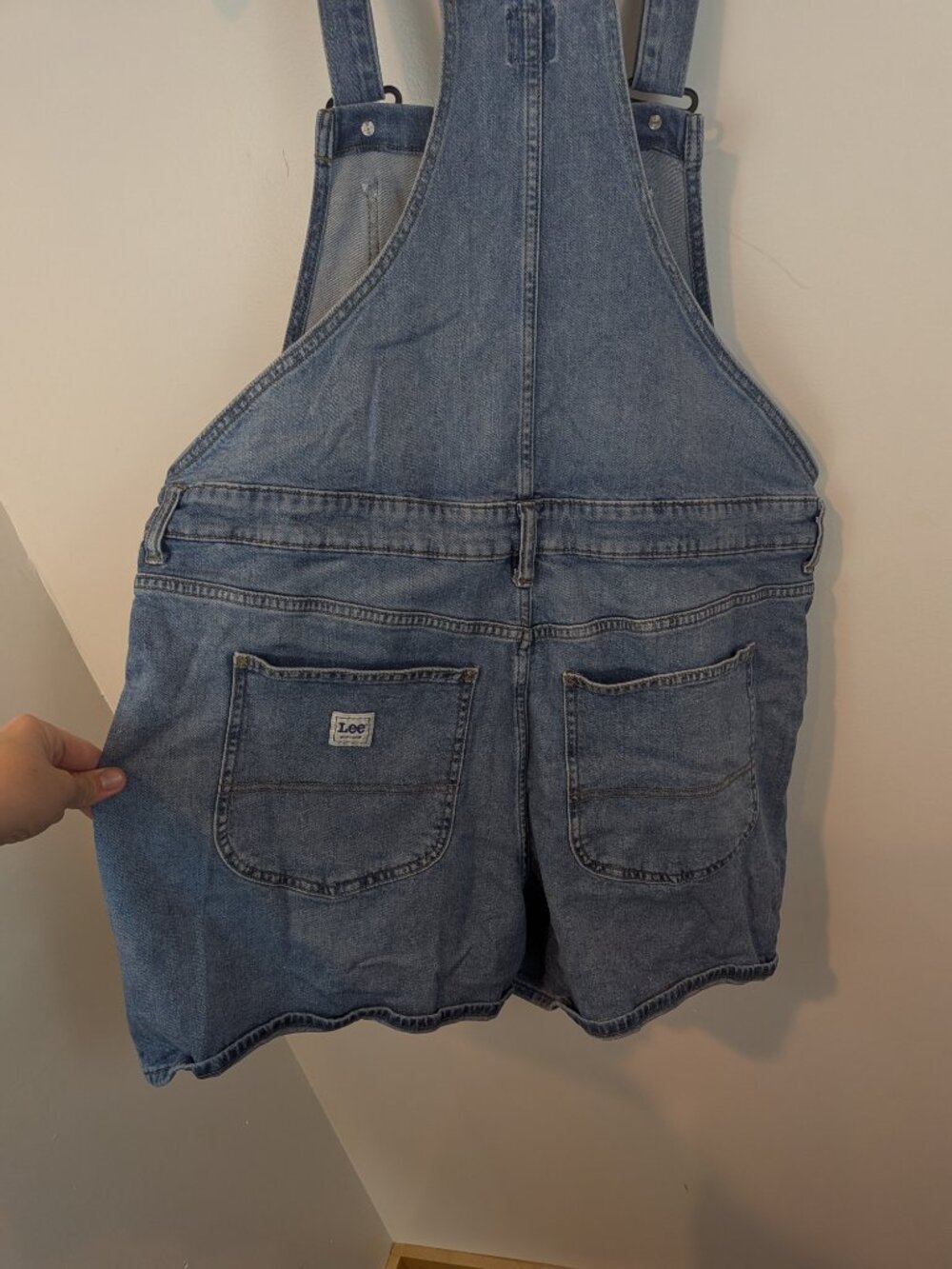 Vintage Lee Bluejean Short Overalls, Sz XL - Picture 2 of 5